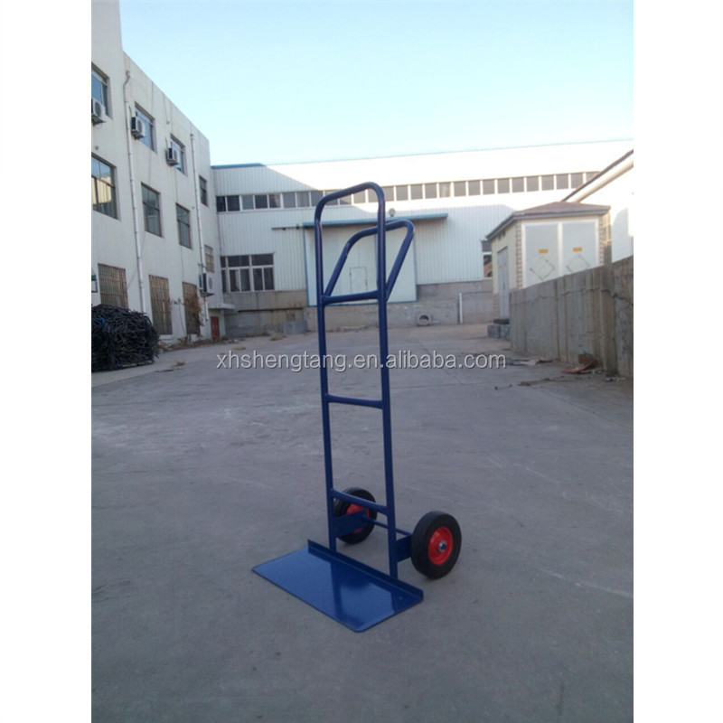 Folding Big Toe Plate Hand Trolley For Material Handling Equipment