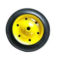 rubber powder solid  13"x3" wheel and axle for wb3800 South africa market