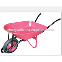 high quality competitive price red color big tray 75L wheel barrow WB7200A