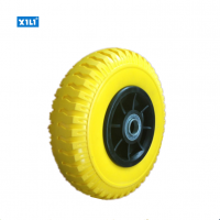 high quality plastic rim 2.50-4 pu foam wheel