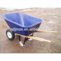 Canada plastic tray two wheels wheelbarrow 140L WH9600