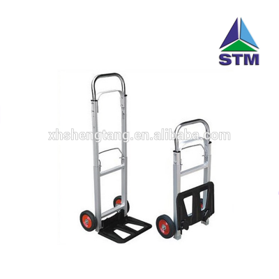 90kgs two wheels folding aluminum hand trolley truck