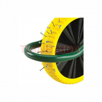 High quality wheelbarrow solid pu rubber wheels 4.00-6