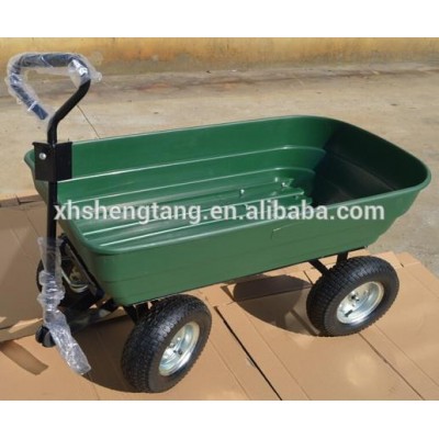 Plastic Tray Garden Dump Tool Cart TC2145 With 75L Capacity