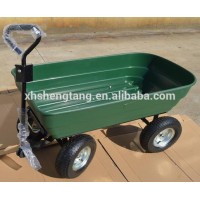 Plastic Tray Garden Dump Tool Cart TC2145 With 75L Capacity