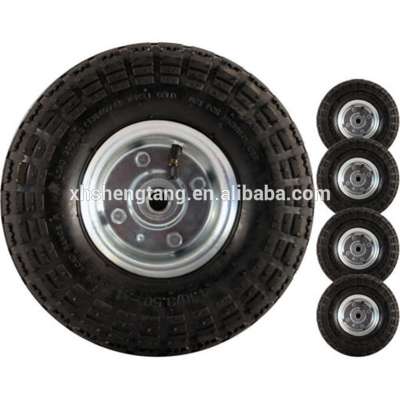 For all markets 10x3.50-4 pneumatic rubber wheel for hand trolley