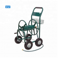 Residential 4 Wheels Steel Garden Hose Reel Cart