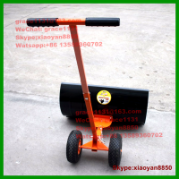 2 wheels metal SUPER Heavy Duty Rolling Snow Shovel Removal Pusher Cart Wheels Push Adjustable