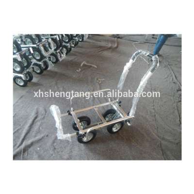 adjustable mini aluminum folding 4 wheel trolley tool cart with high quality