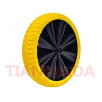 High quality solid  4.00-6 pu wheel for wheelbarrow