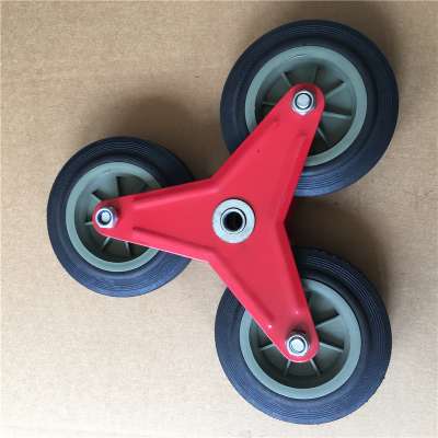 Stair climbing hand trolley part solid wheel