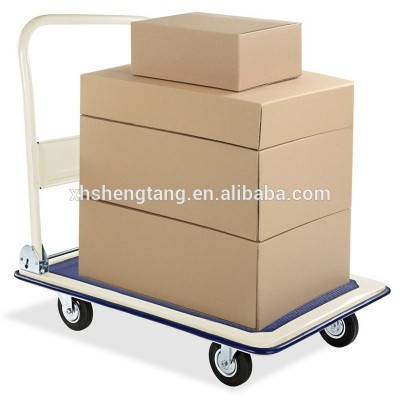 Loading 150 kg foldable trolley china manufacture platform hand truck